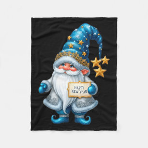 Happy New Years Eve 2026 Party Gnomes Matching Fam Fleece Blanket