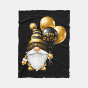 Happy New Years Eve 2026 Party Gnomes Matching Fam Fleece Blanket