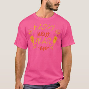 Happy New Years Eve Cute Vintage Holidays Celebrat T-Shirt