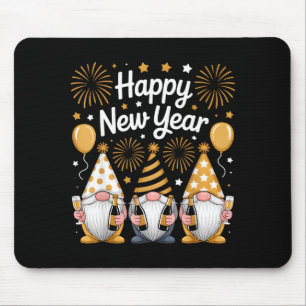 Happy New Years Eve Party Gnomes Matching Family  Mouse Mat