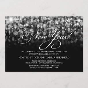 Happy New Year's Eve Party Invitation
