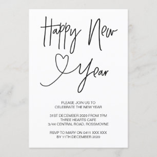 Happy New Year's Eve Party Invitation