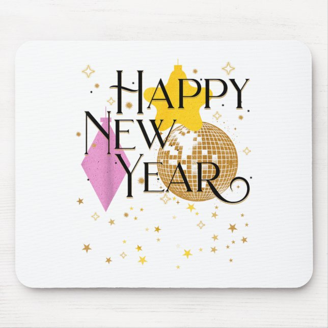 Happy New Years Eve Party Supplies 2026 Matching M Mouse Mat (Front)