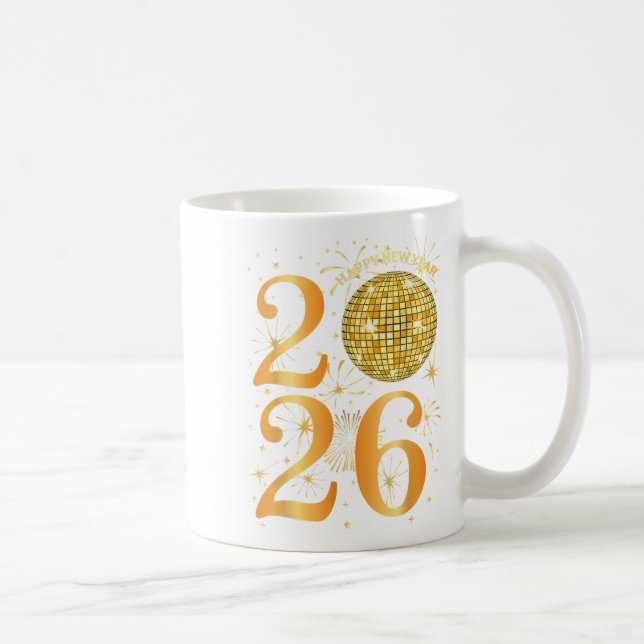 Happy New Years Fireworks 2026  Coffee Mug (Right)