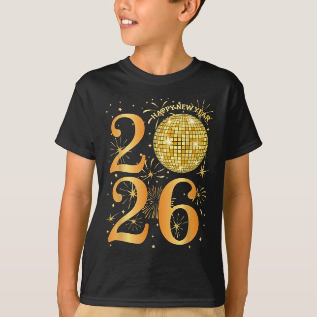 Happy New Years Fireworks 2026  T-Shirt (Front)