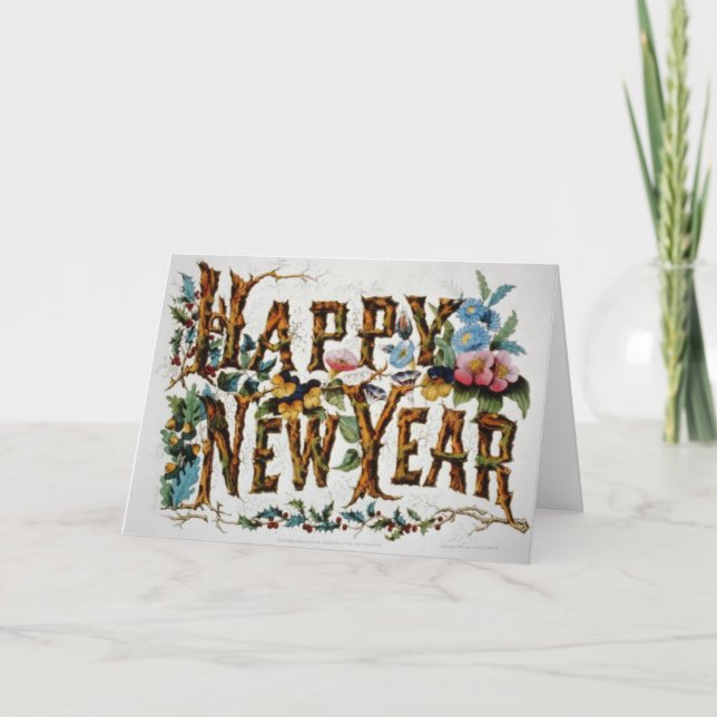 Happy New Years Holiday Card (Front)