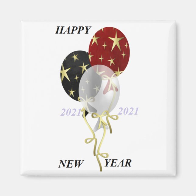 Happy New Years Magnet (Front)