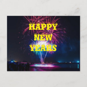 HAPPY NEW YEARS POSTCARD