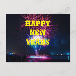 HAPPY NEW YEARS POSTCARD