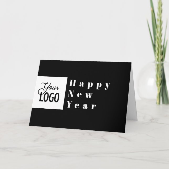 Happy New Years | Simple Add Your Logo Template (Front)