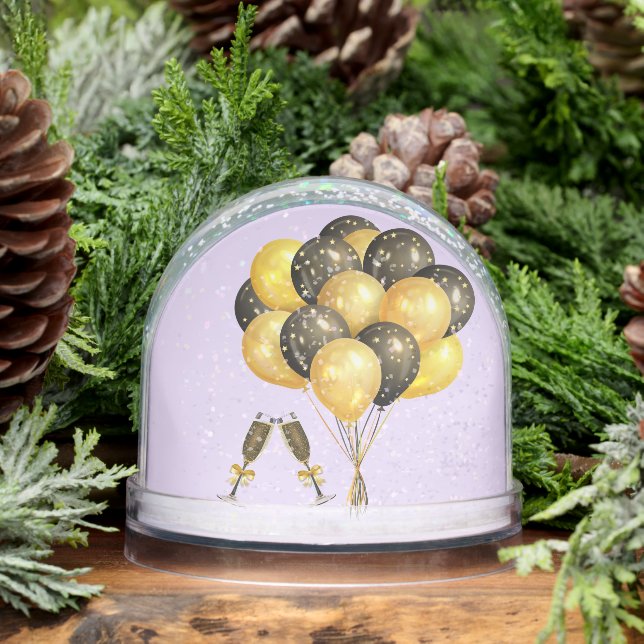 Happy New Years Snow Globe (Winter)