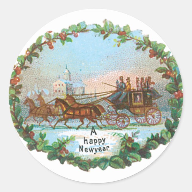 Happy New Years Stickers (Front)