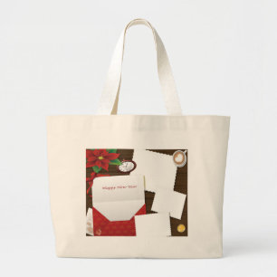 Happy New Year's with Holly Add Photos Tote Bag