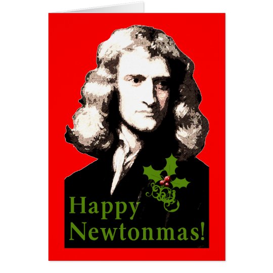 Happy Newtonmas Holiday Card