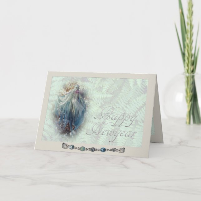 Happy  Newyear Holiday Card (Front)