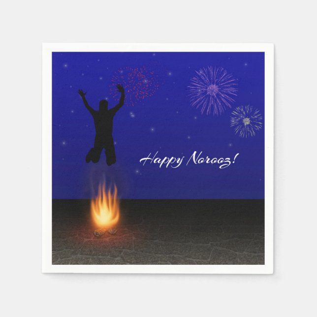 Happy Norooz Chahar-Shanbeh-Suri Napkin (Front)