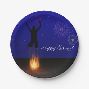 Happy Norooz Chahar-Shanbeh-Suri Paper Plate
