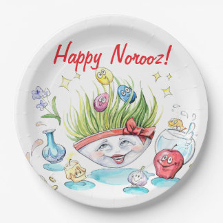Happy Norooz Haft Sin funny table Paper Plate