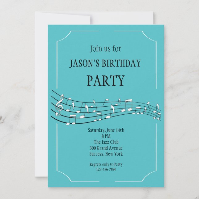 Happy Notes Invitation (Front)