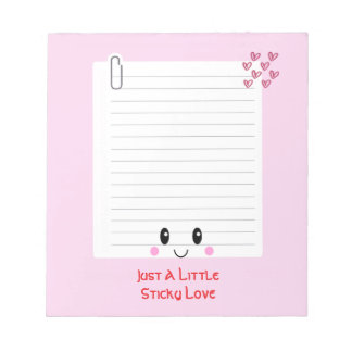 Happy Notes Pink: Kawaii Notepad