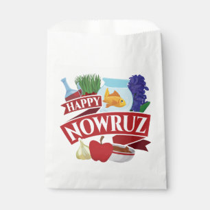Happy Nowruz Persian New Year Favour Bags
