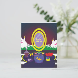 Happy Nowruz Persian New Year Holiday Card