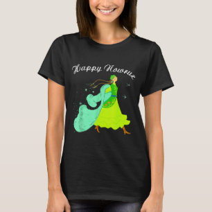 Happy Nowruz Persian New Year Party Dance Girl T-Shirt