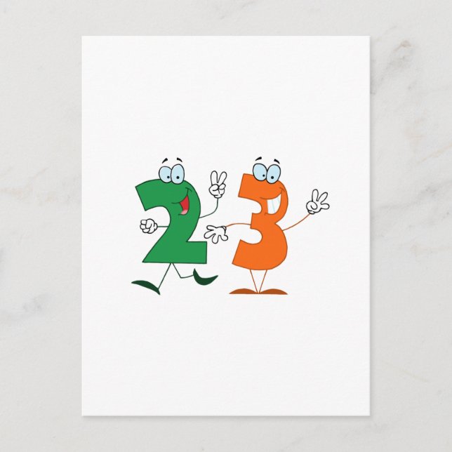 Happy Number 23 Postcard (Front)