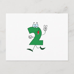 Happy Number 2 Postcard