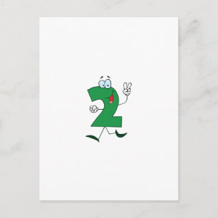 Happy Number 2 Postcard