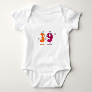 Happy Number 39 Baby Bodysuit