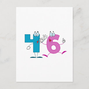 Happy Number 46 Postcard