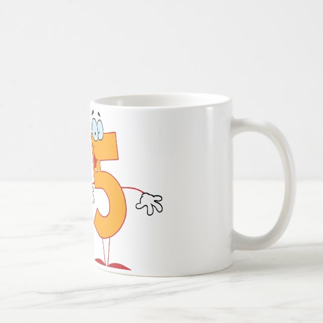 Happy Number 55 Coffee Mug (Right)