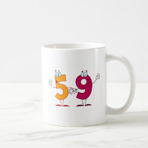 Happy Number 59 Coffee Mug