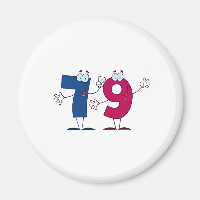 Happy Number 79 Magnet (Front)