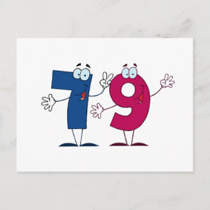 Happy Number 79 Postcard