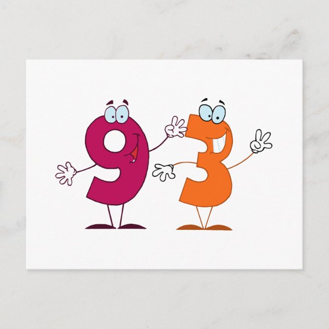 Happy Number 93 Postcard (Front)