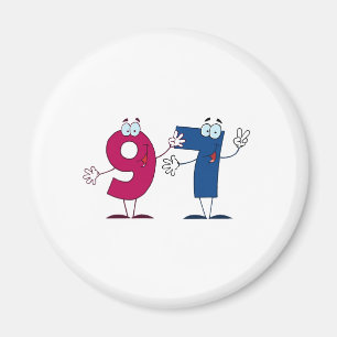 Happy Number 97 Magnet