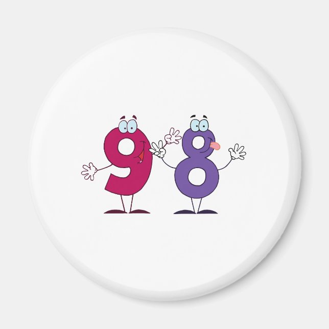 Happy Number 98 Magnet (Front)