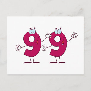 Happy Number 99 Postcard