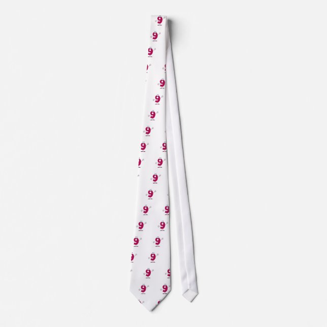 Happy Number 9 Tie (Front)