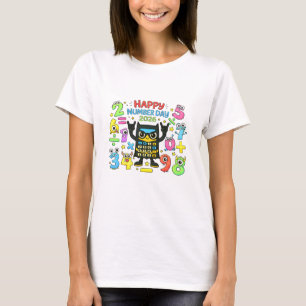 Happy Number Day Cute Calculator Math T Shirt