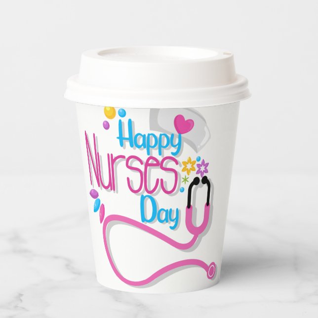 Happy Nurse Day  Paper Cups (Front)