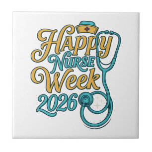 Happy Nurse Week 2026 Stethoscope Shirt Design_1 Tile