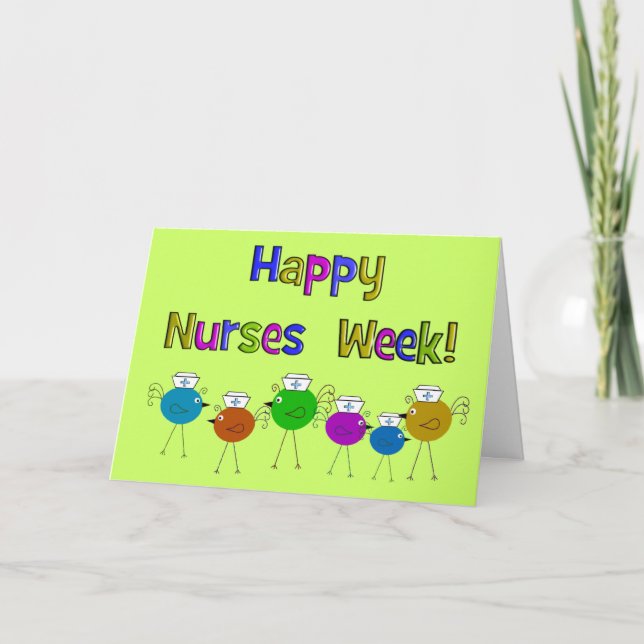Happy Nurse Week Greeting Card (Front)