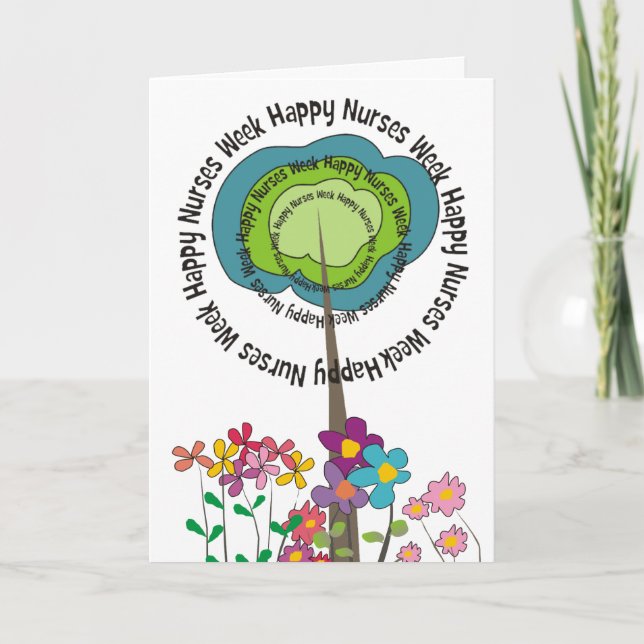 Happy Nurse Week Greeting Card (Front)