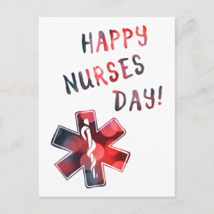 happy nurses day BOKEH Postcard