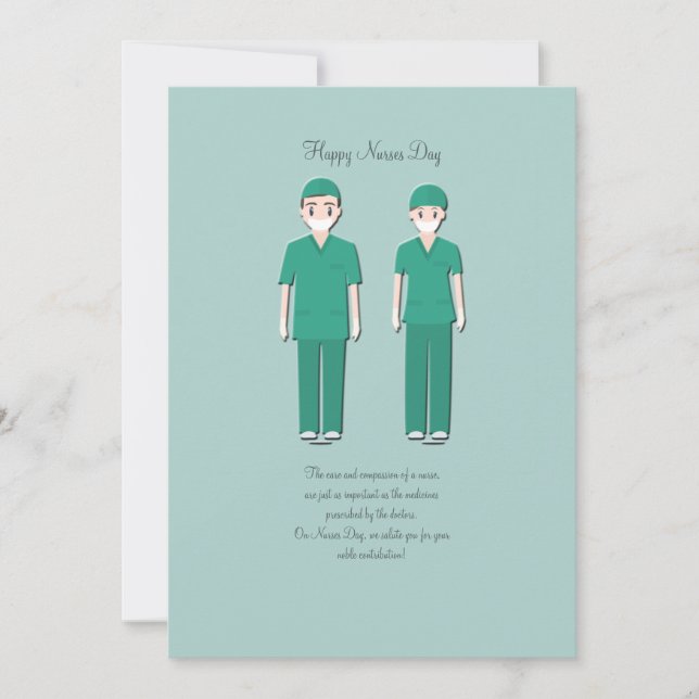 Happy Nurses Day Greeting Card (Front)
