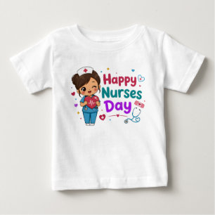 Happy Nurses day heroes in scrubs Baby T-Shirt