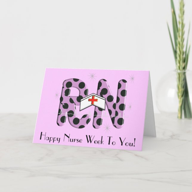 Happy Nurses Week Gifts Card (Front)